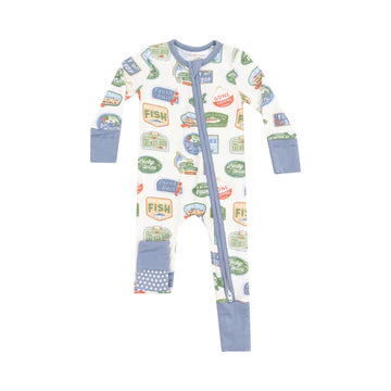 Bait Shop Sign Bamboo Convertible Romper