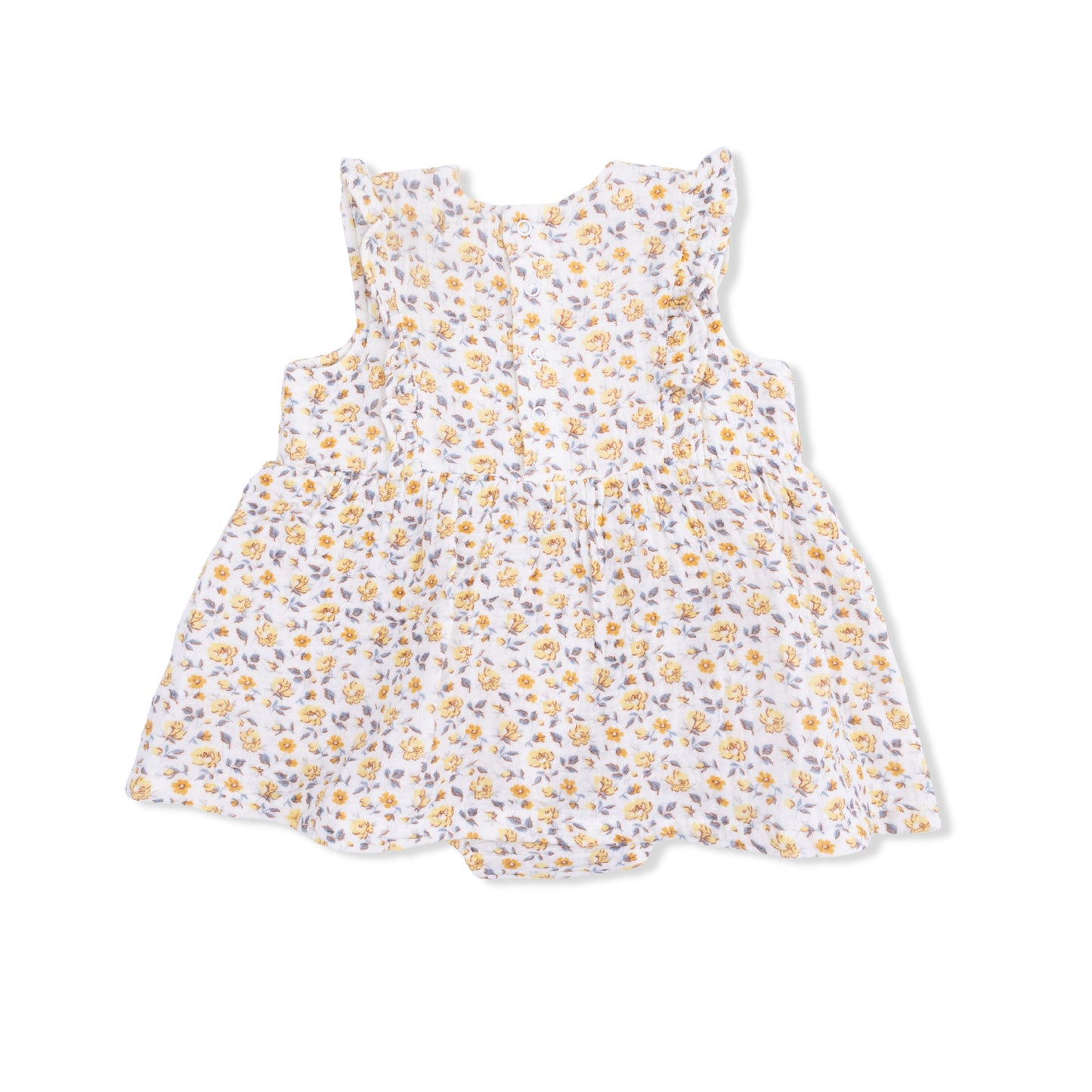 Yellow Country Roses - Ruffle Bubble Dress