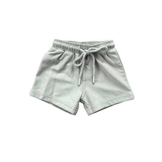 Seagrass Solid Swim Trunks