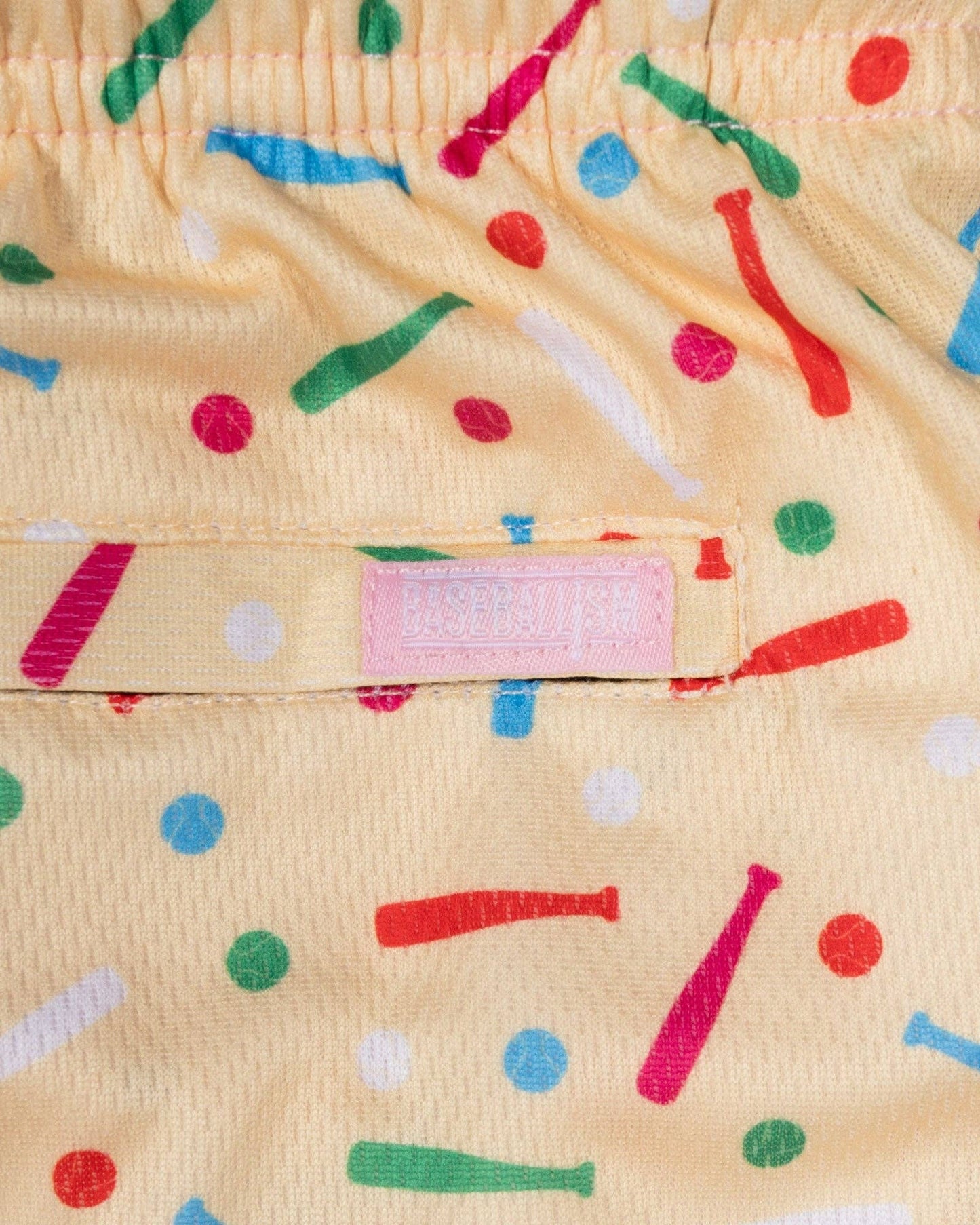 Batter Up Bakery Confetti Cupcake Diamond Air Mesh Shorts - Youth