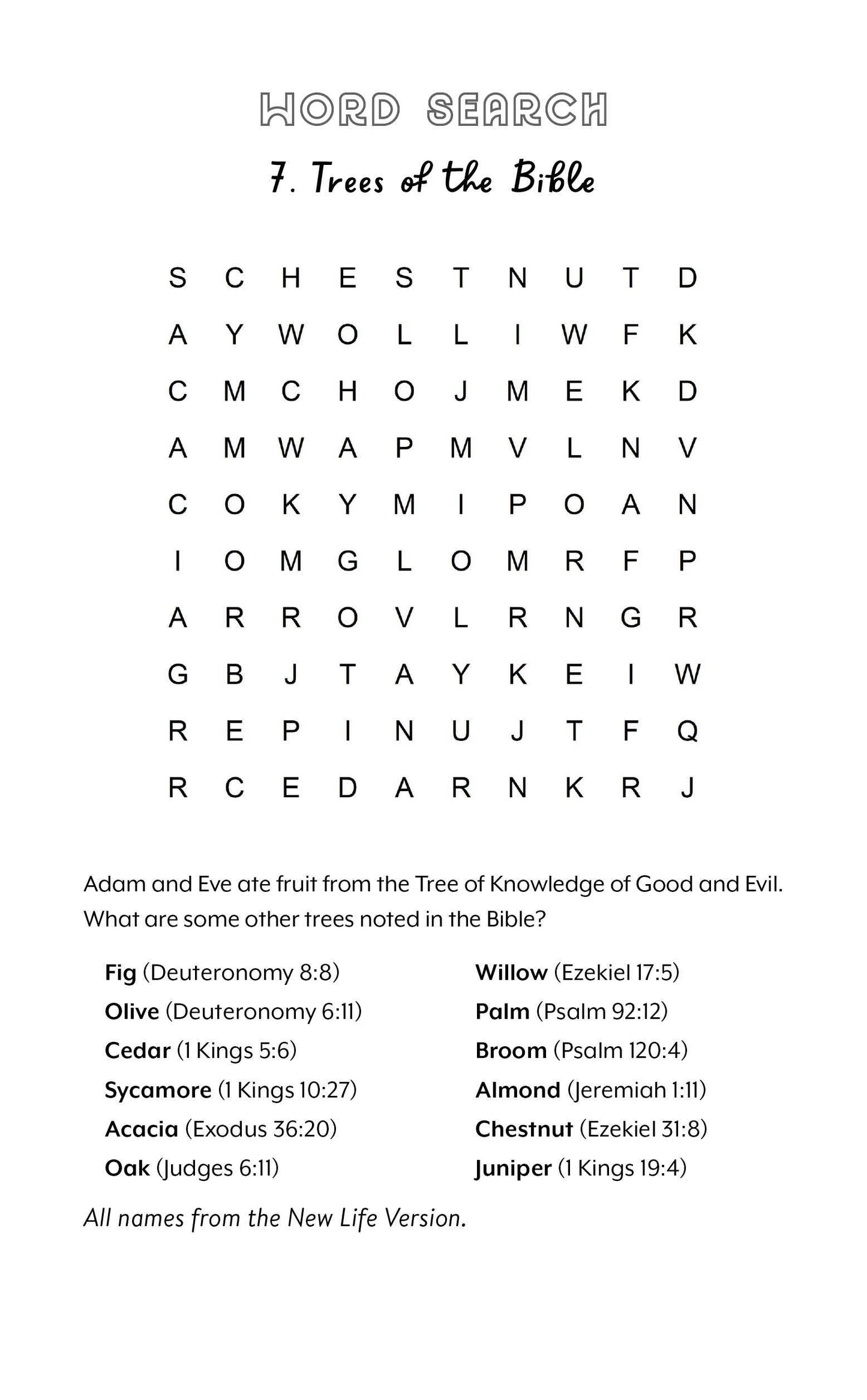 Phones Down Bible Activity Fun