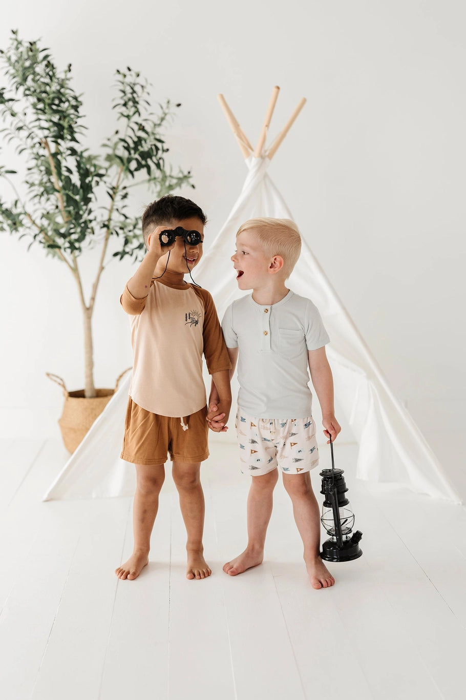 Everyday Bamboo Terry Shorts - Toffee