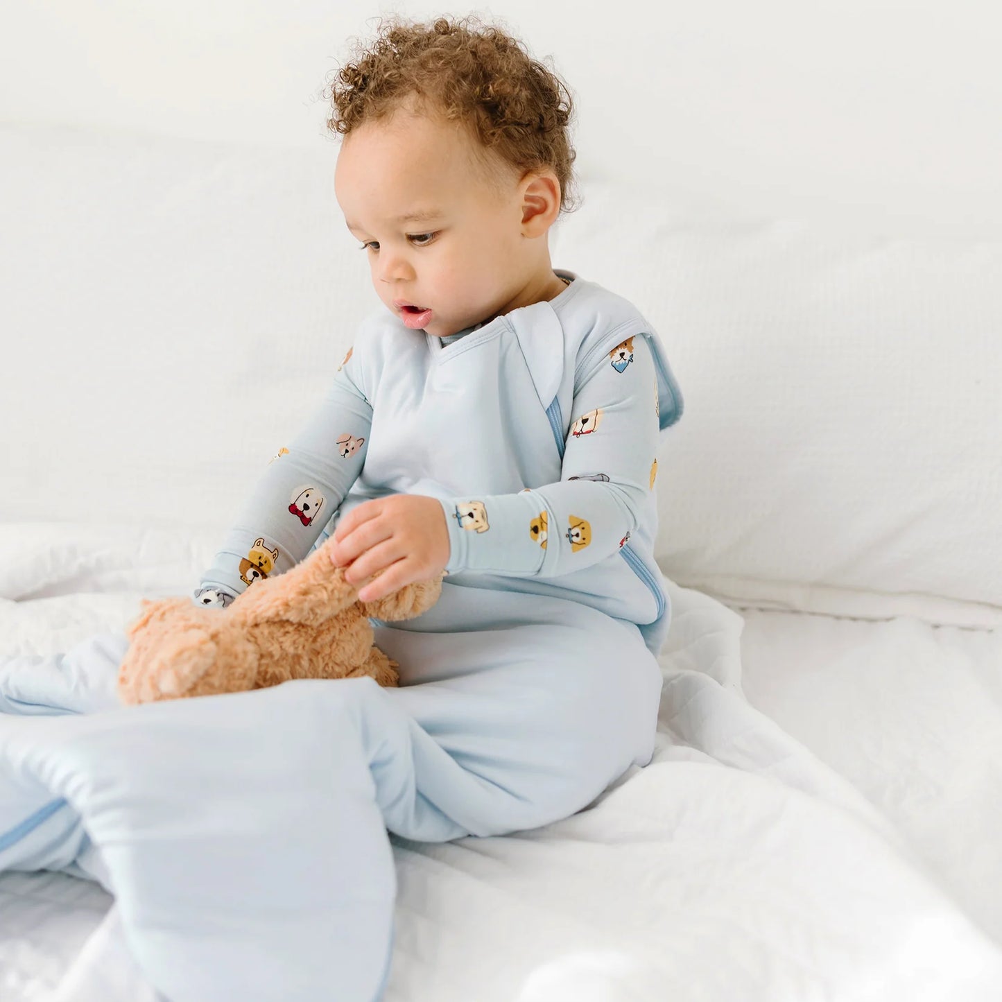 Dusty Coastal Blue Sleep Sack