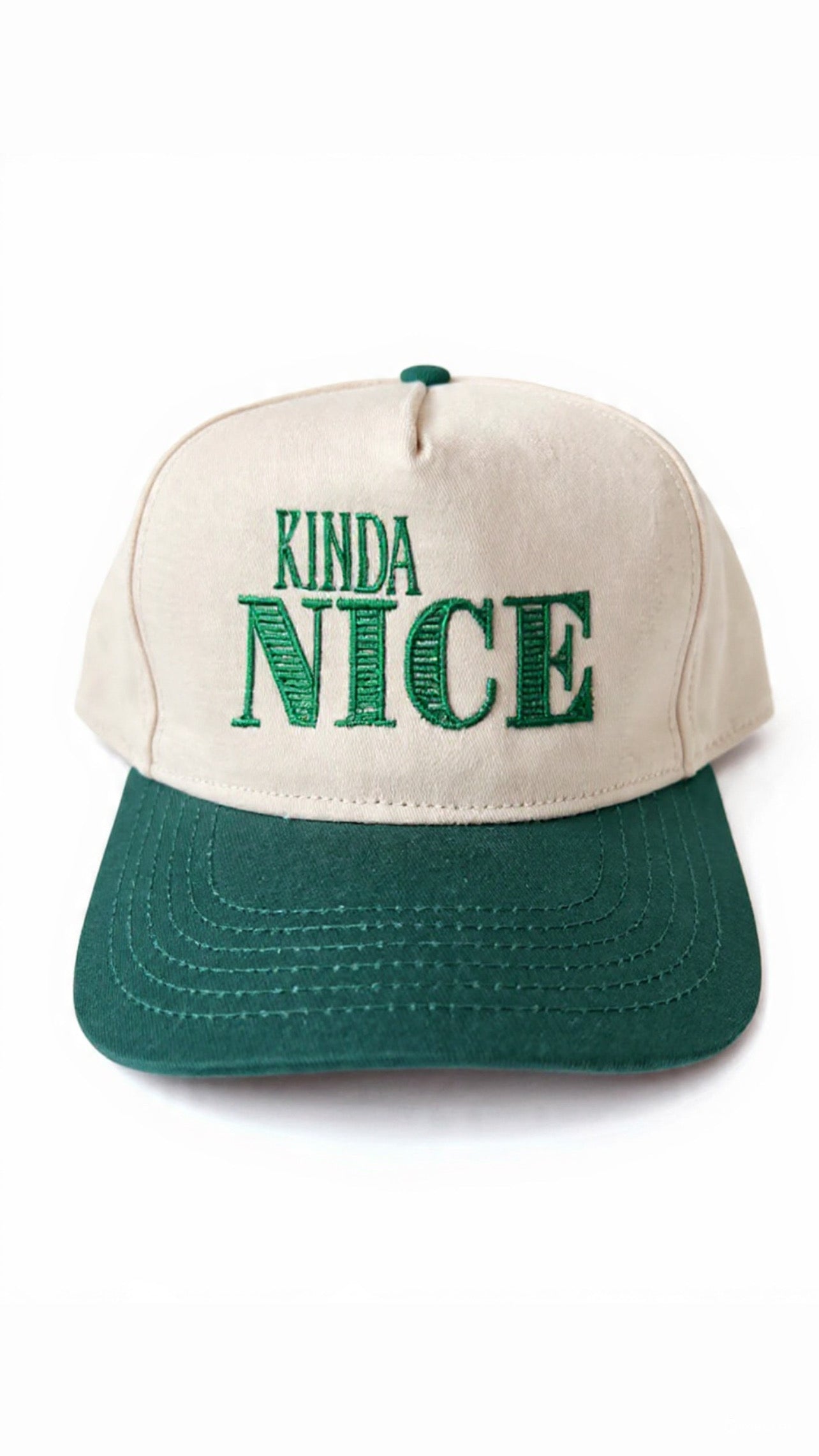 Kinda Nice Embroidered Snapback - Kids