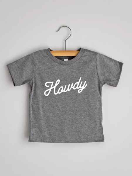 Howdy Script Baby & Kids Tri-Blend Tee