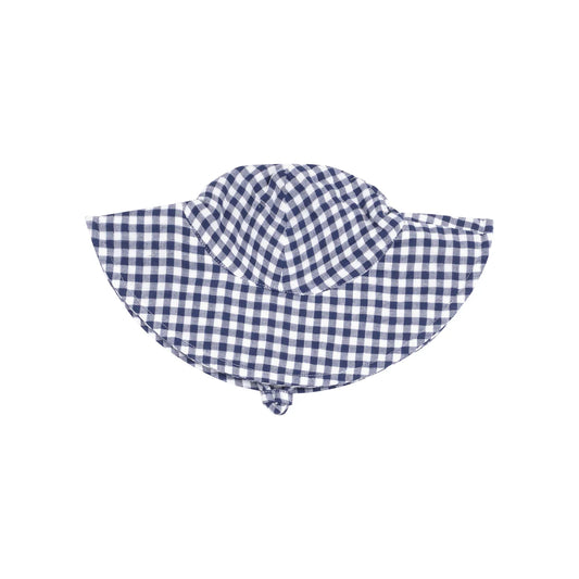 Blue Gingham Sunhat