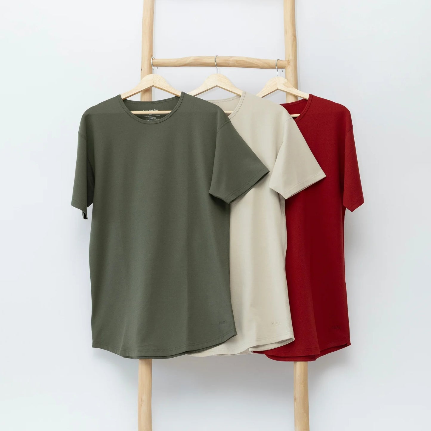 Unisex Bamboo Short Sleeve Top - Oat