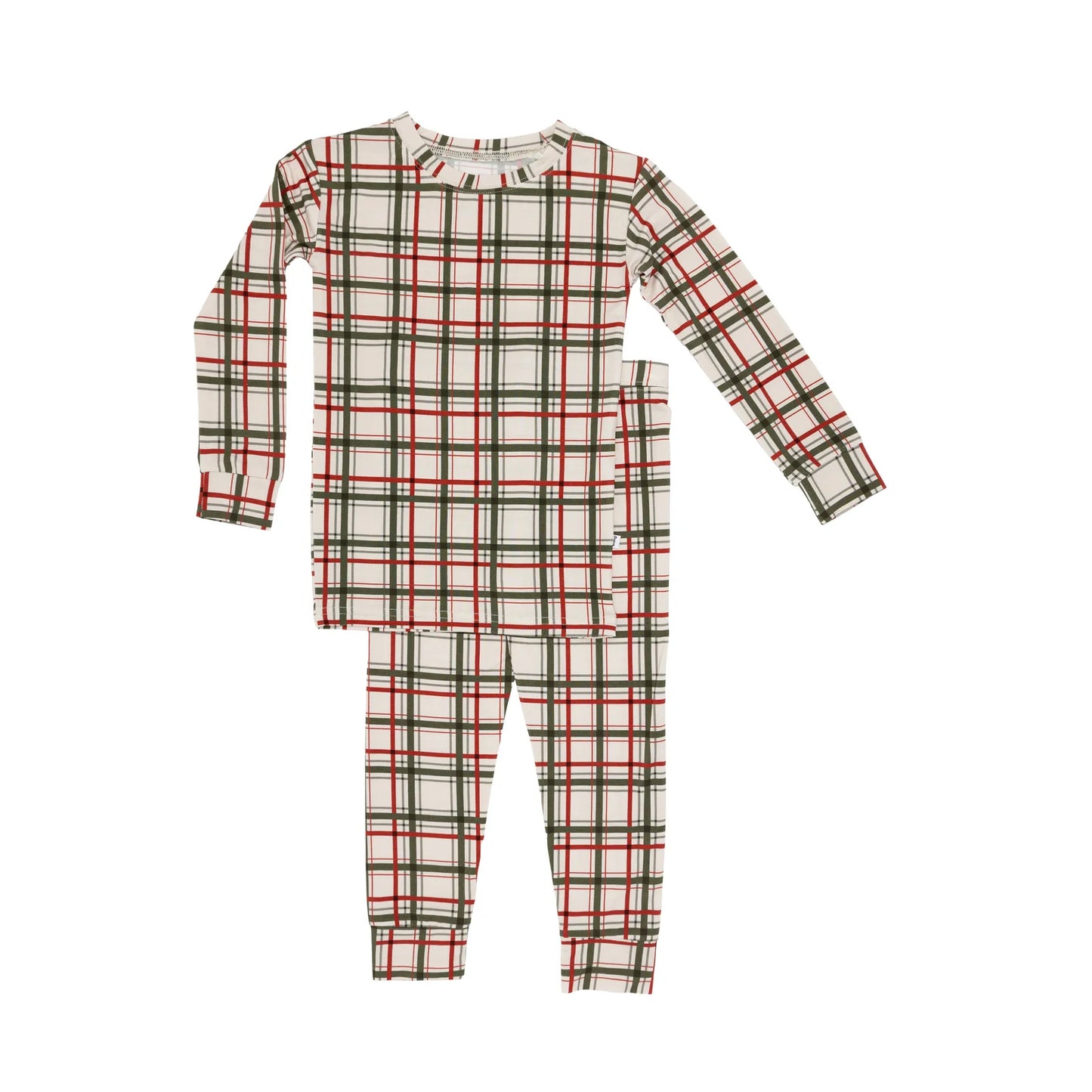 Double Plaid Bamboo Two Piece Set