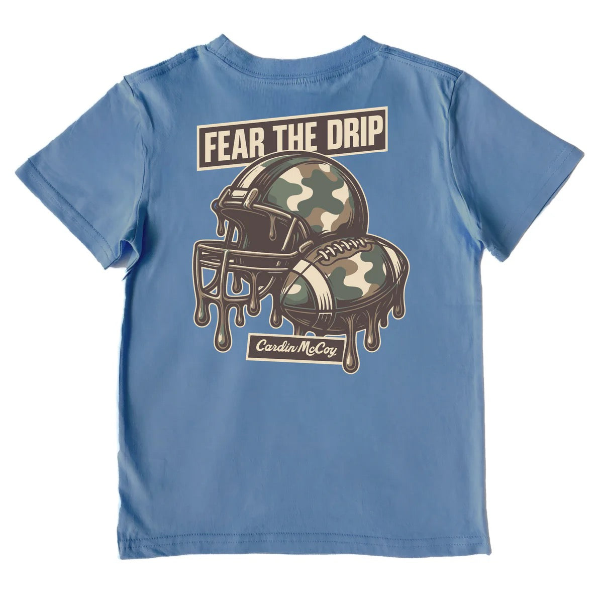 Fear the Drip Back Design - Football - Performance Tee