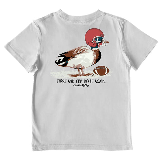 Mallard First and Ten Footballl Back Design - Performance Tee