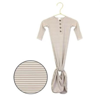 Tan Stripes - Lou Lou Gown