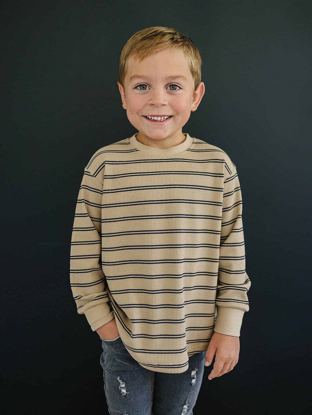 Brown Stripe Long Sleeve