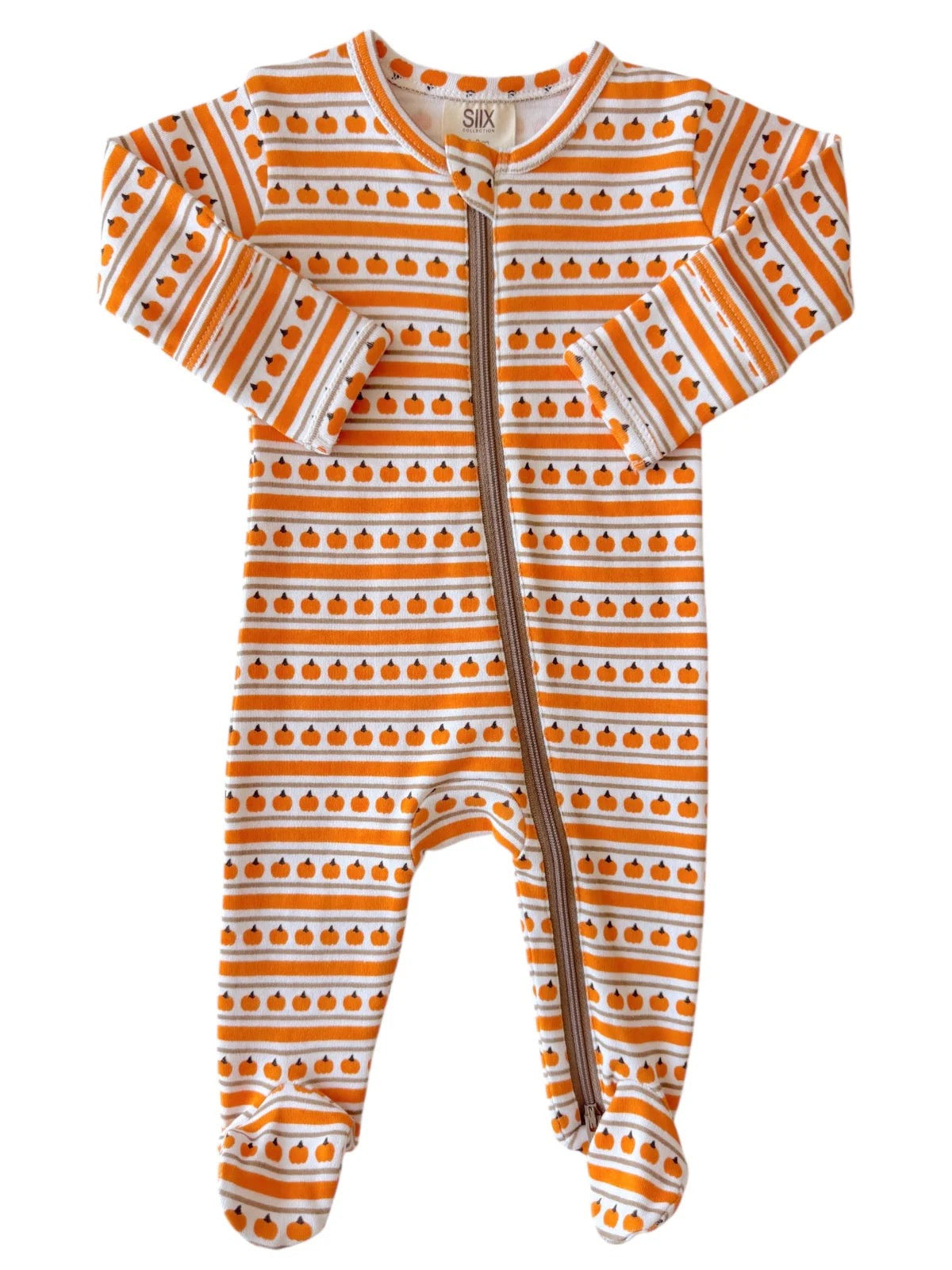 Pumpkin Organic Zip Footie