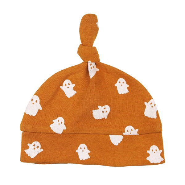 Organic Cotton 2-Way Zipper Footie - Ghosts