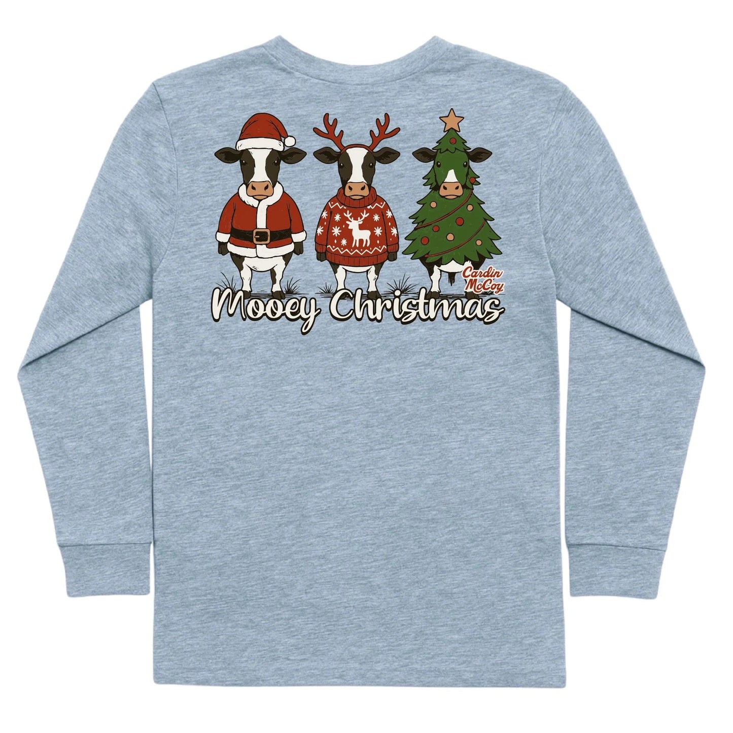 Moo-ey Christmas- Graphic Long Sleeve