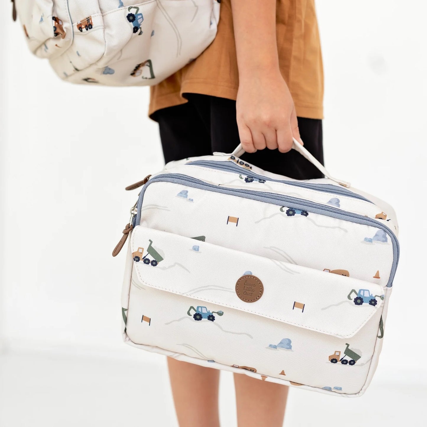 Construction Backpack and Lunchbox - SET