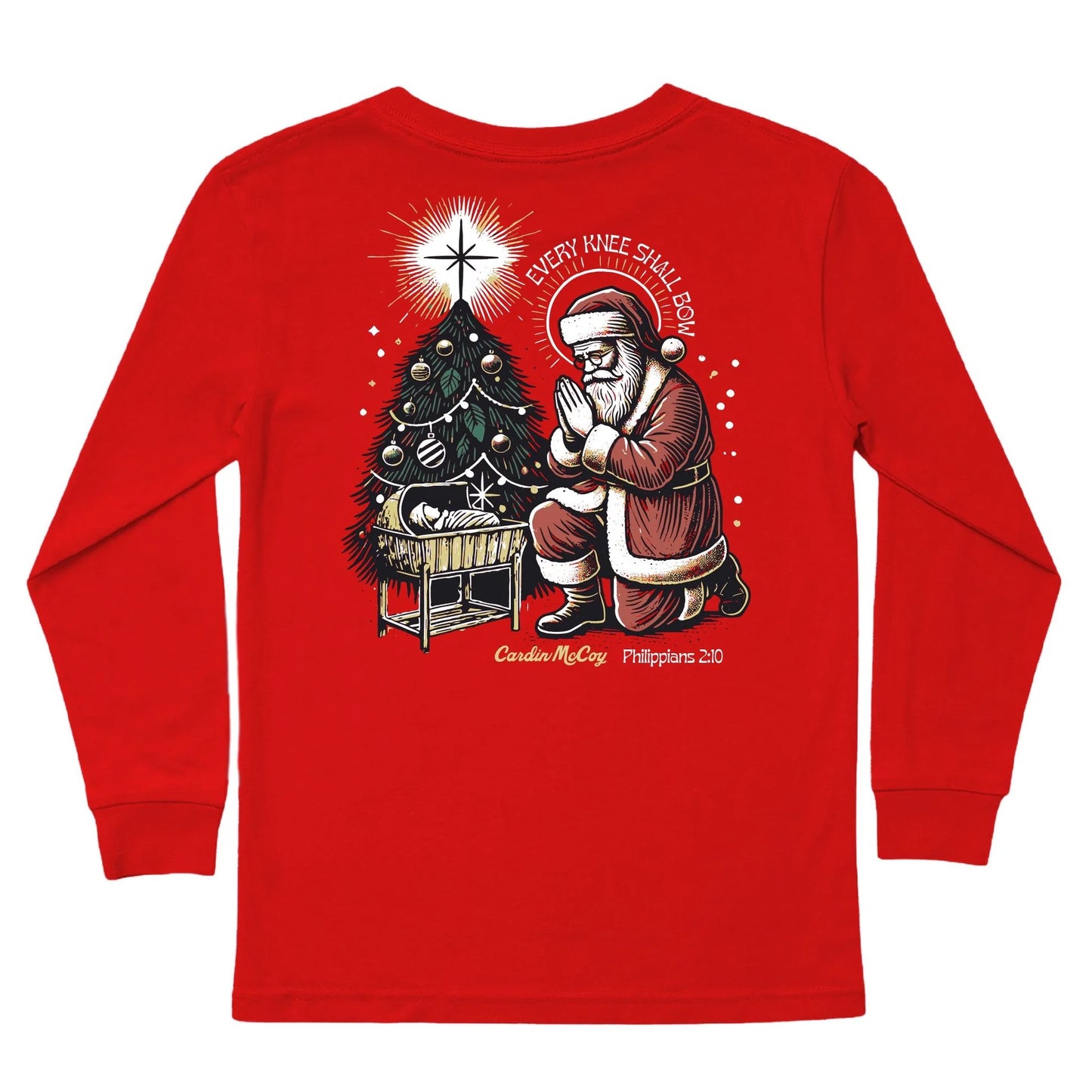 Every Knee Shall Bow- Graphic Long Sleeve