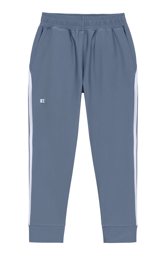 Slate Blue Retro Warm-Up Jogger