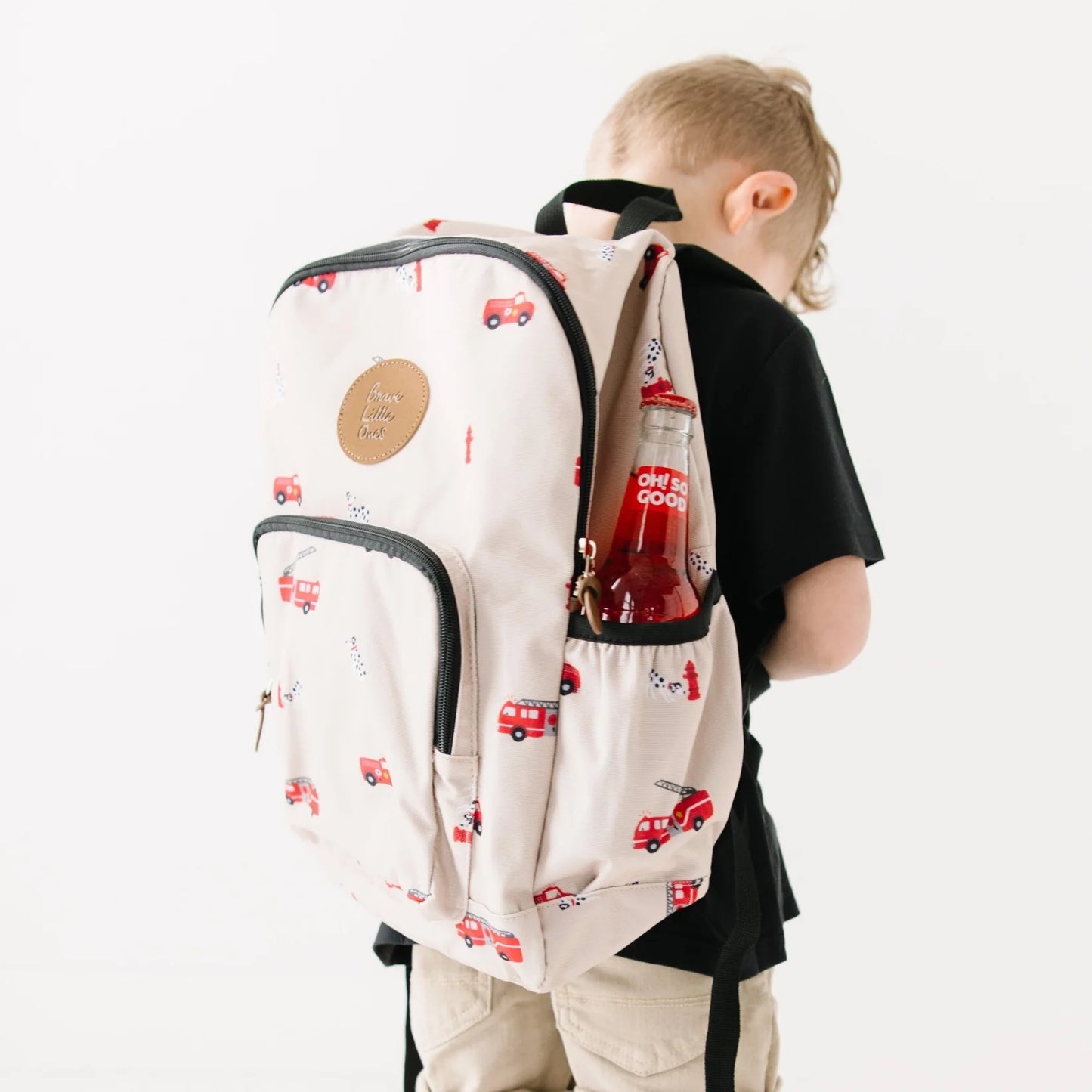 Firetruck Backpack and Lunchbox - SET