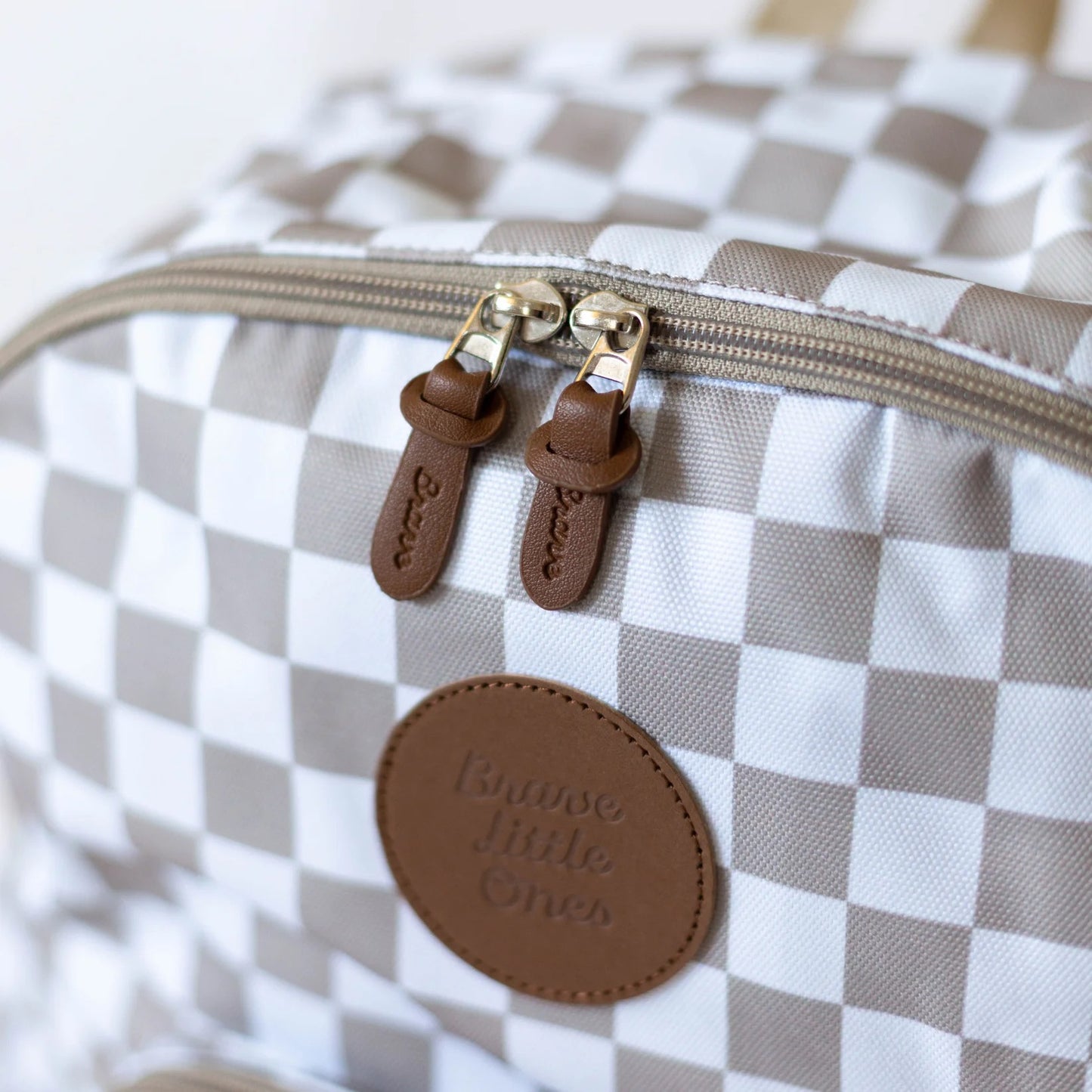 Checkered Backpack and Lunchbox - SET