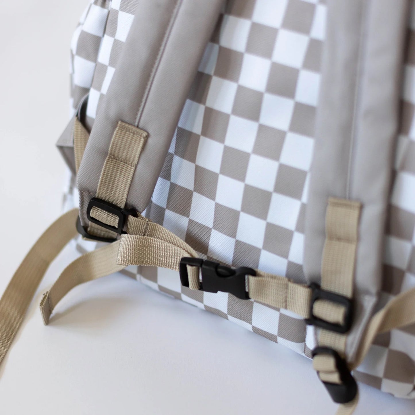 Checkered Backpack and Lunchbox - SET
