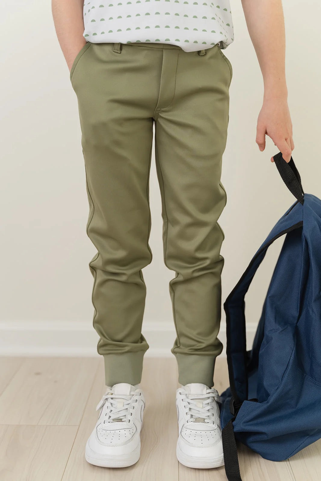 Play All Day Athletic Pant - Olive Green - Turtlebacks