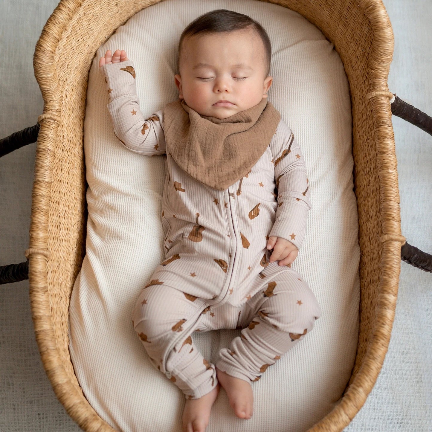 Gone Country - Ribbed Bamboo Zip Romper