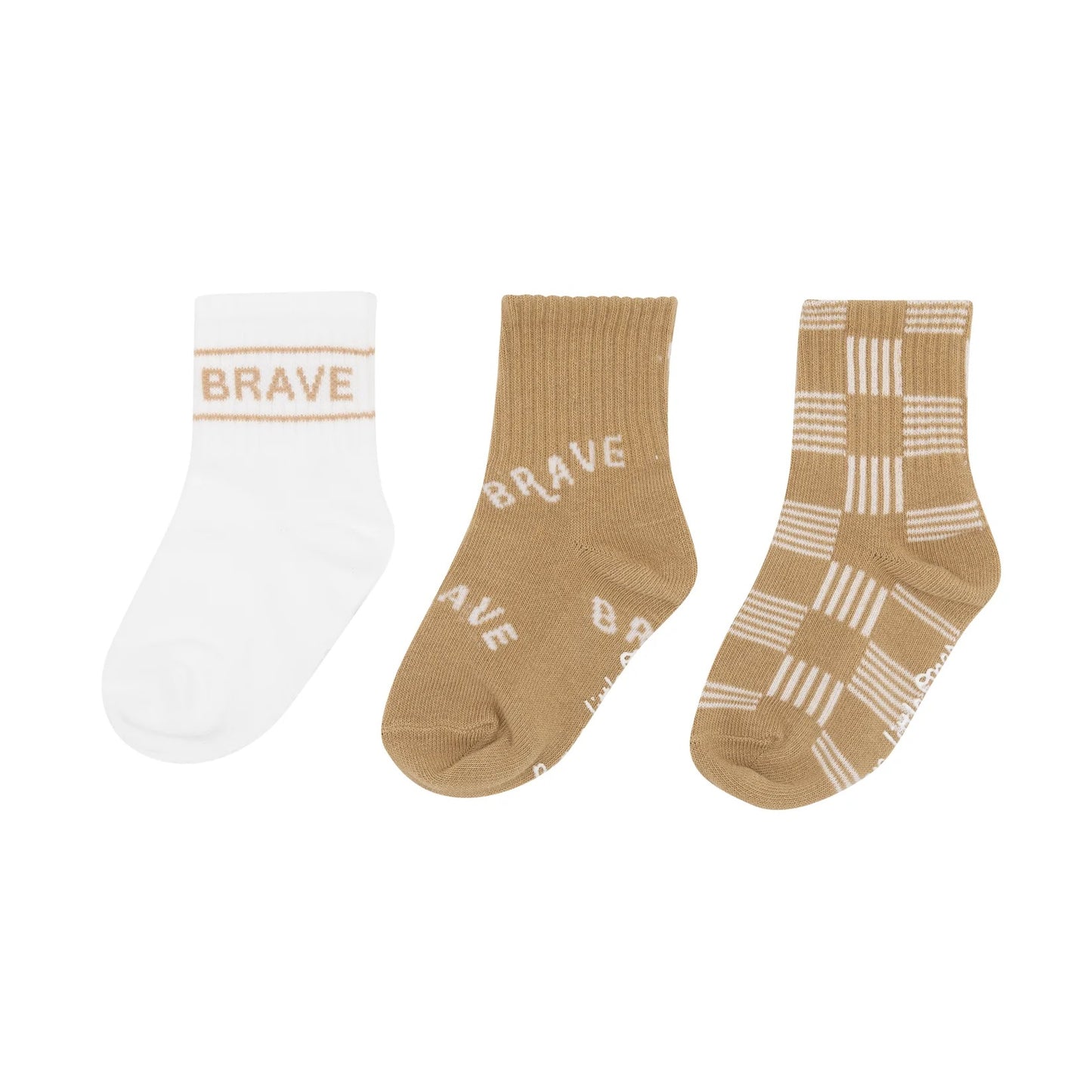 Tan Socks - 3-Pack