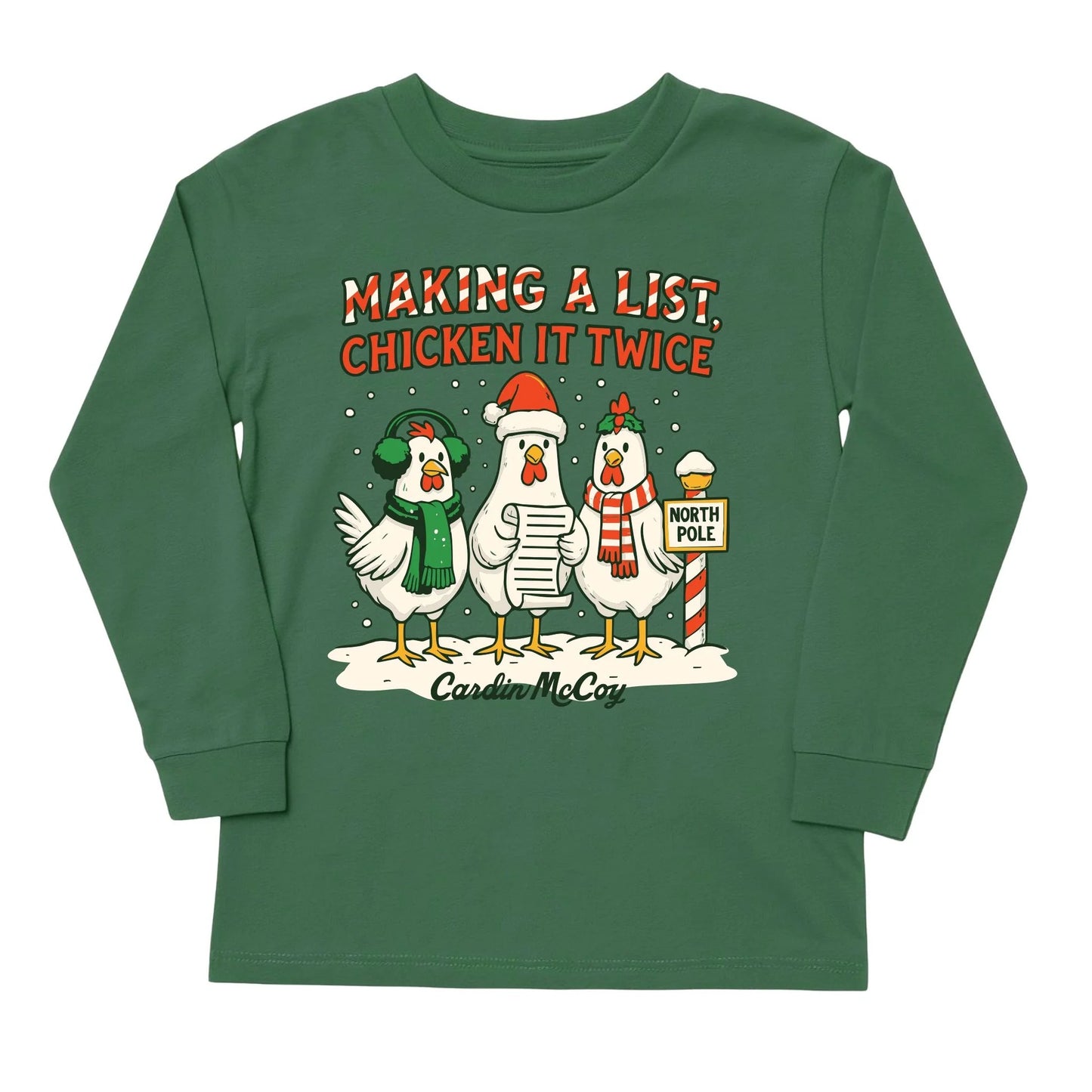 Chicken it Twice - Graphic Long Sleeve