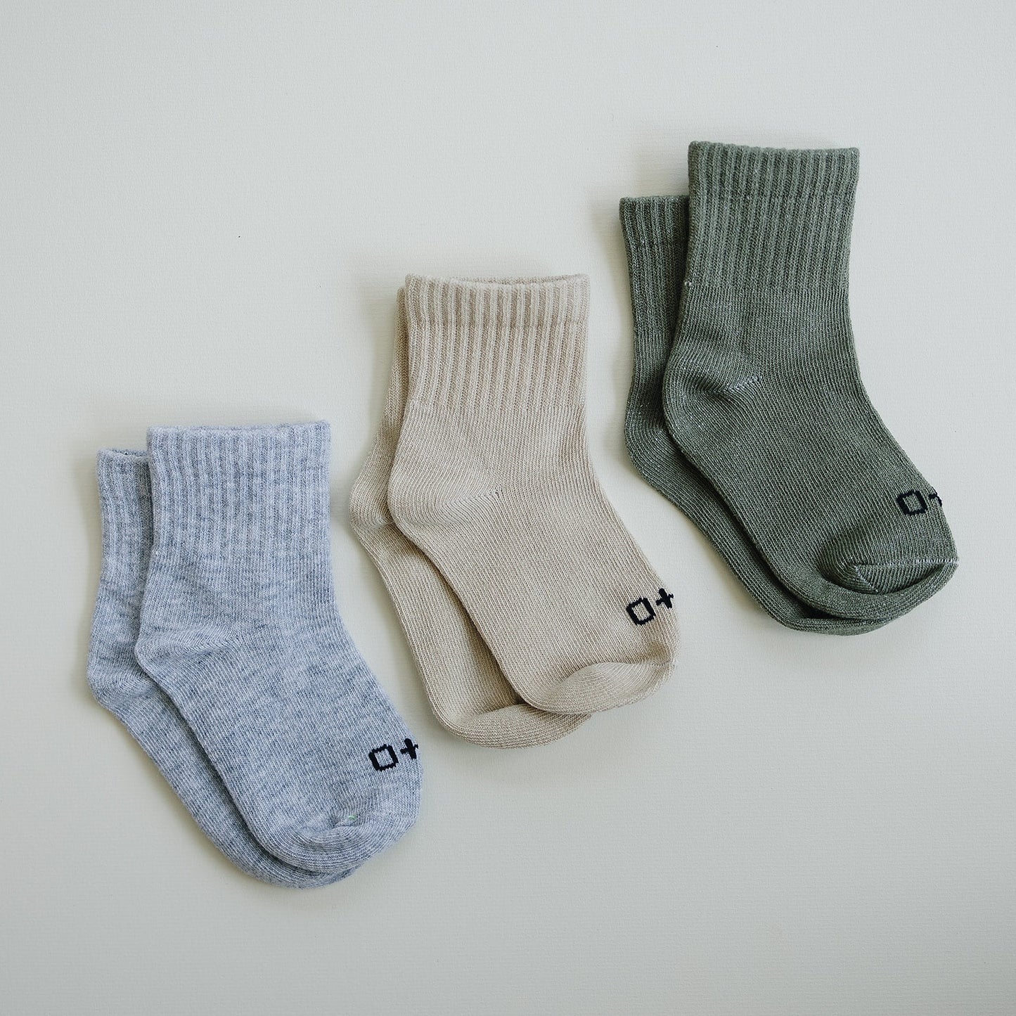 Earth Solid 3-Pack Socks