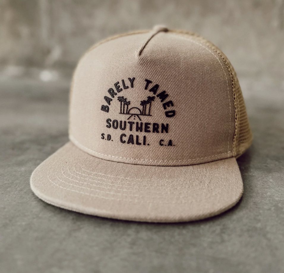 Barely Tamed Sand Snapback Hat