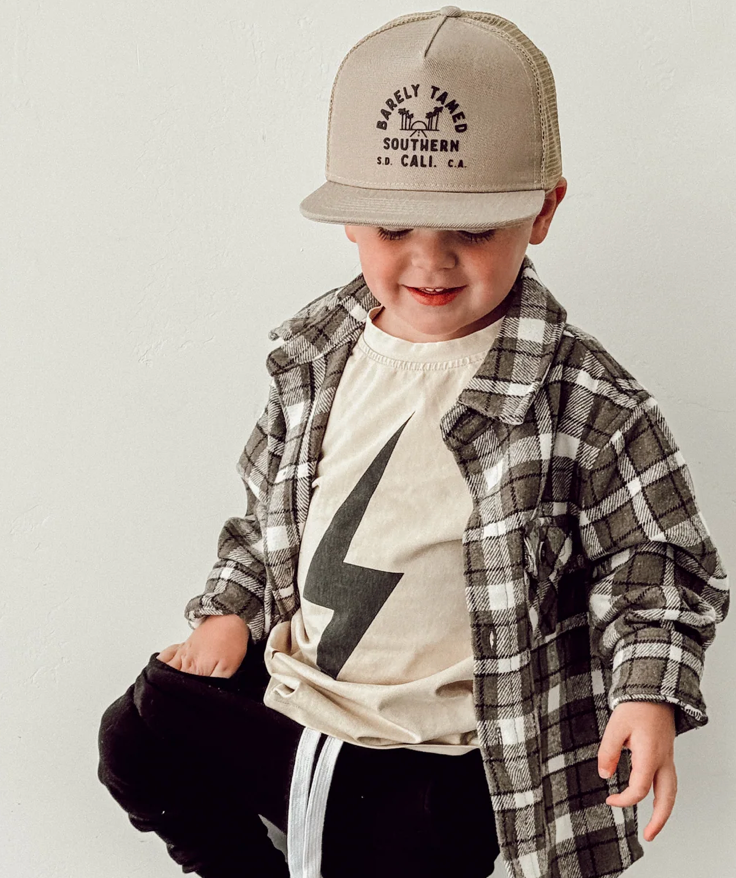 Barely Tamed Sand Snapback Hat