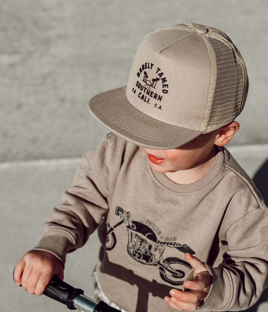 Barely Tamed Sand Snapback Hat