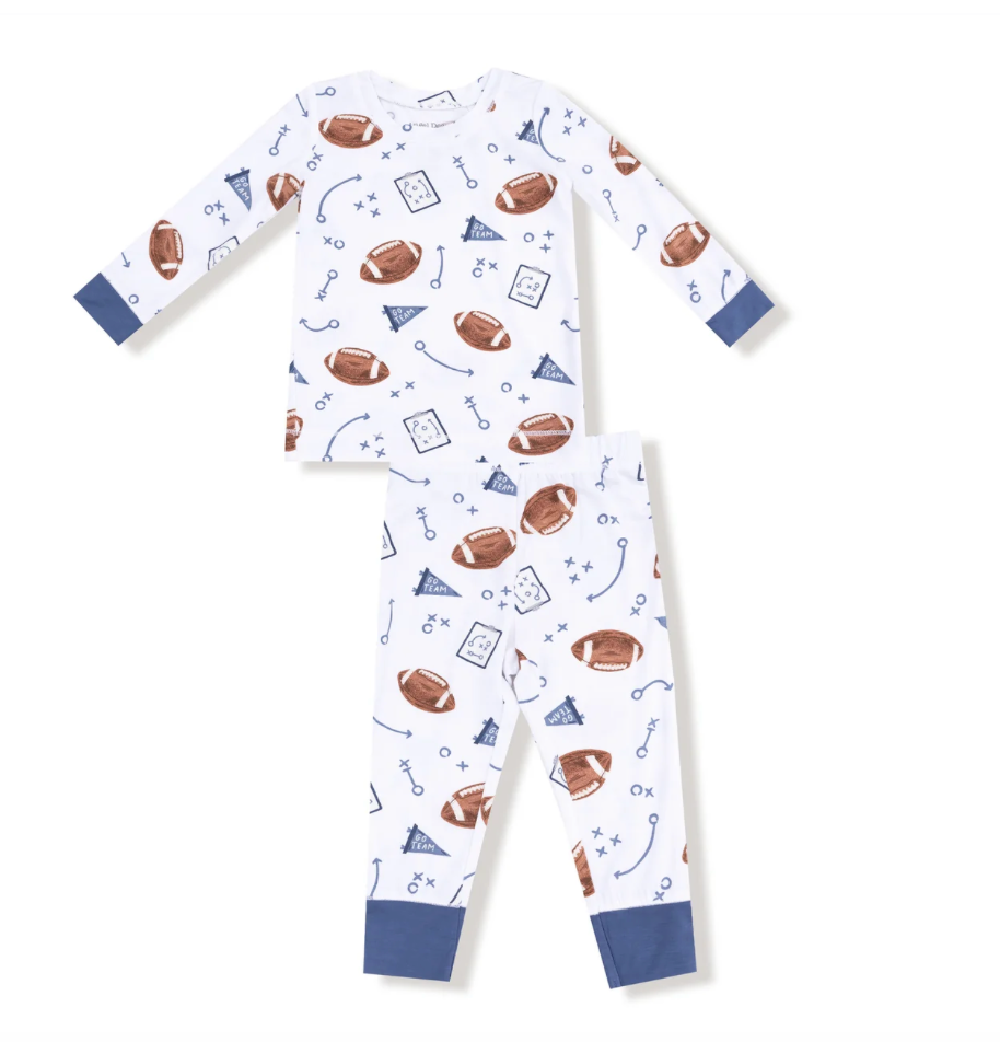 Football Long Sleeve Bamboo Loungewear