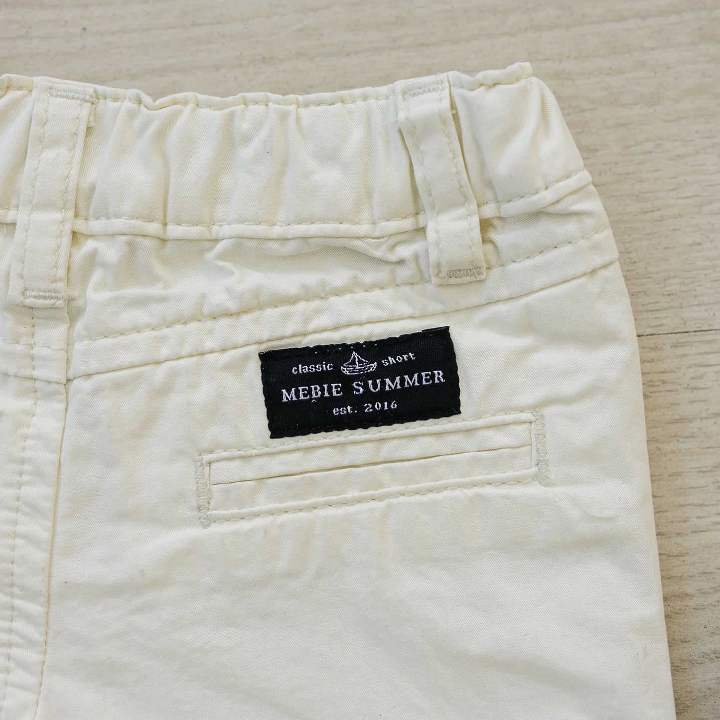 Chino White Shorts - Cream