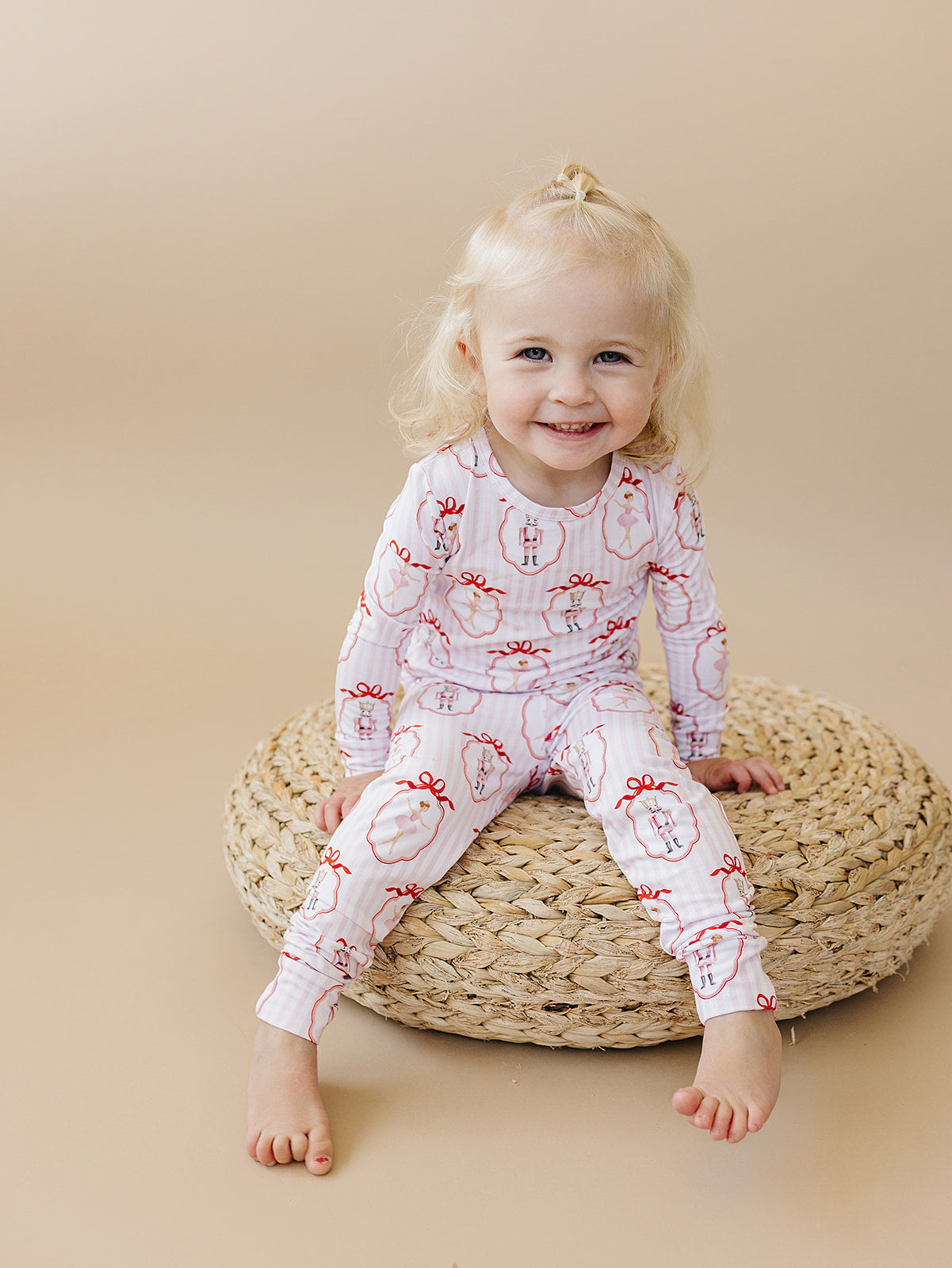 Bamboo Two Piece Set | Pink Nutcracker