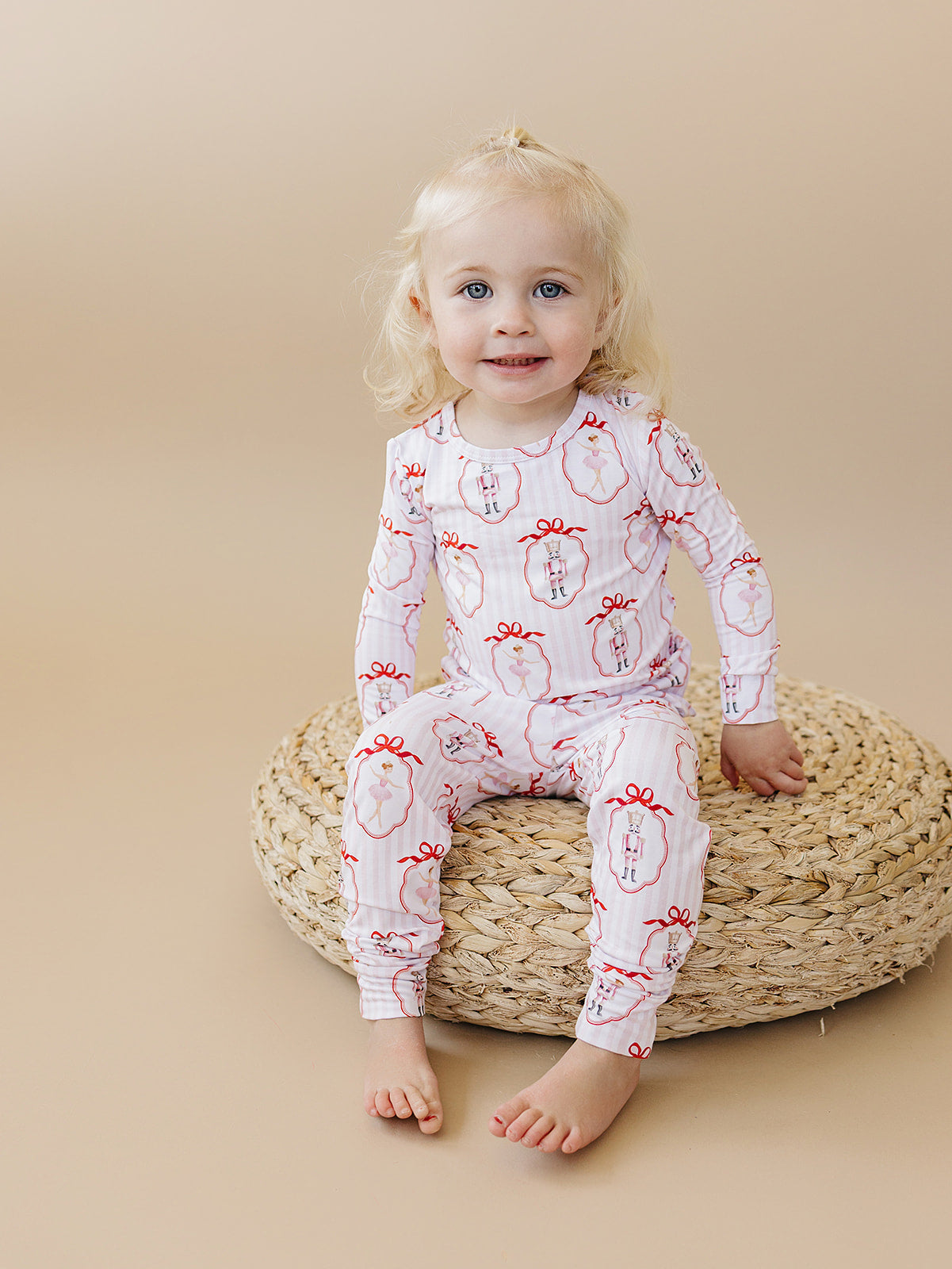 Bamboo Two Piece Set | Pink Nutcracker