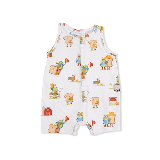 Avocado Toast - American Gothic - Sleeveless Shortie Romper