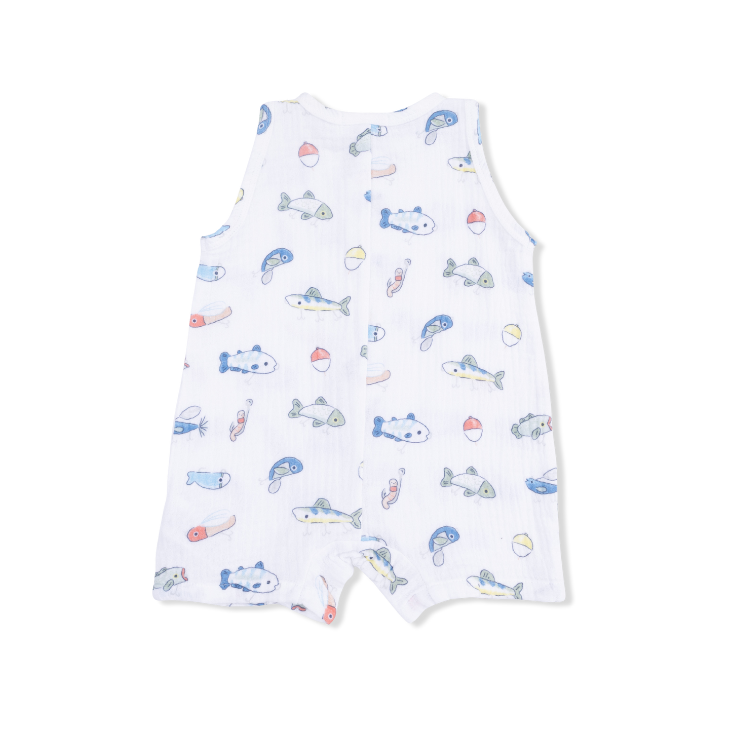 Fishing Lures - Sleeveless Shortie Romper