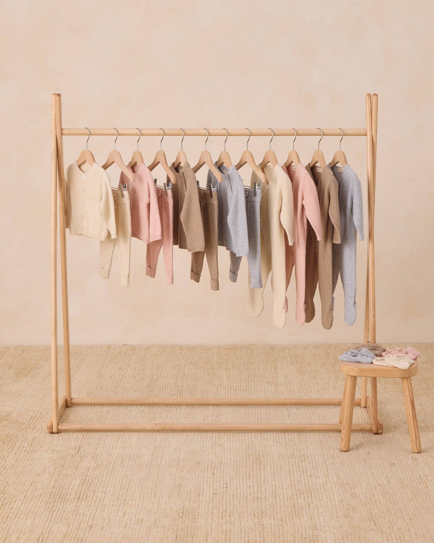 Knit Booties || Heathered Mocha