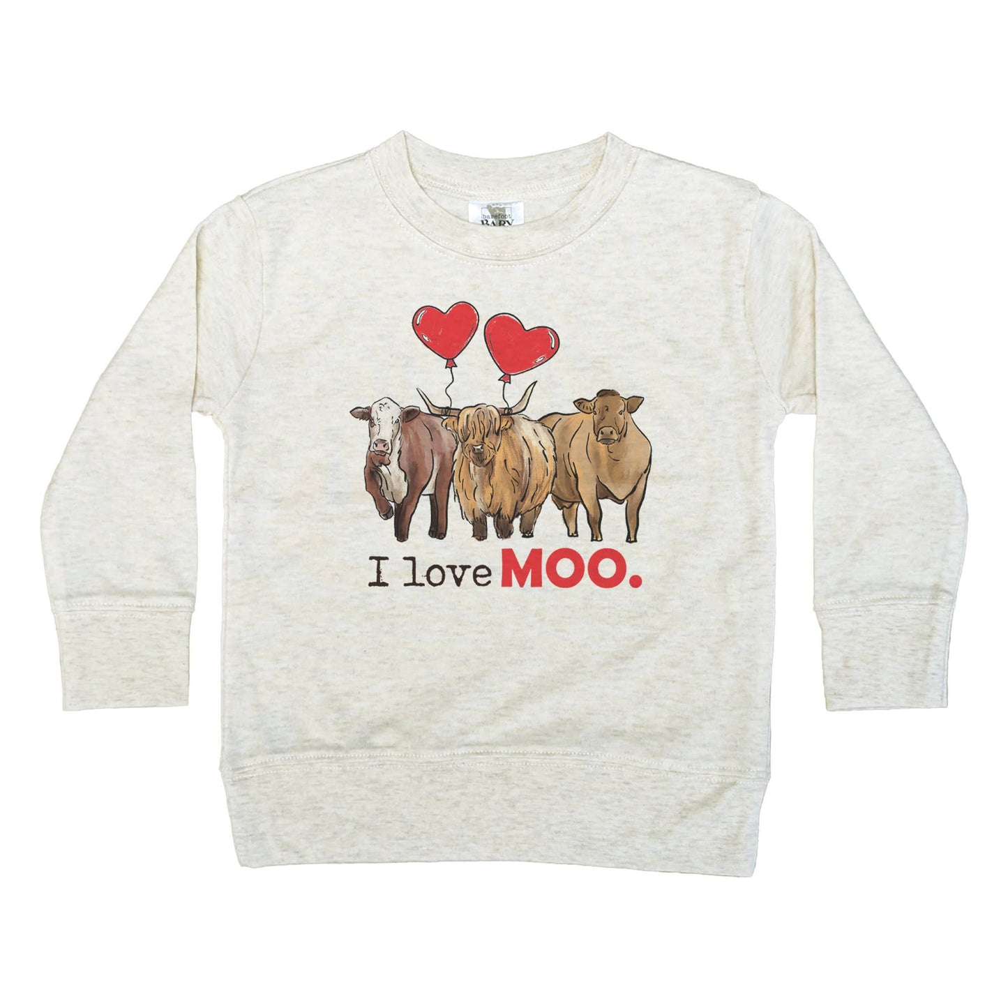 I love moo - Kid Long Sleeve