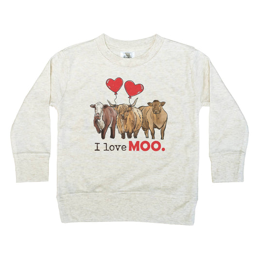 I love moo - Kid Long Sleeve