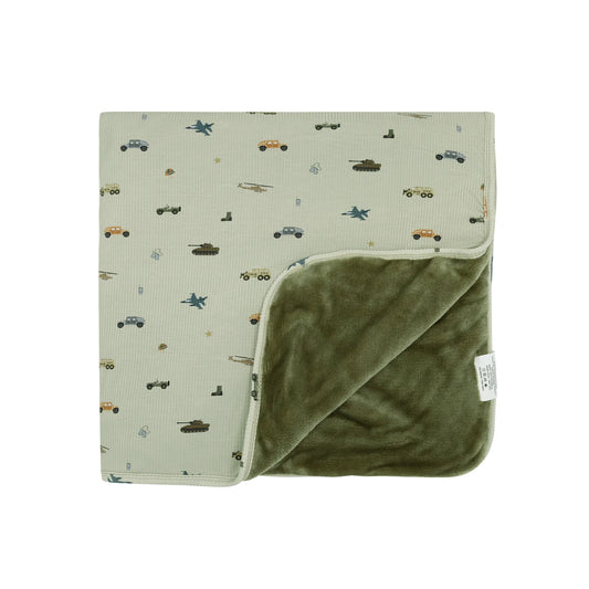 Military Small Ribbed Bamboo/Plush TODDLER Blanket (36 x 50)