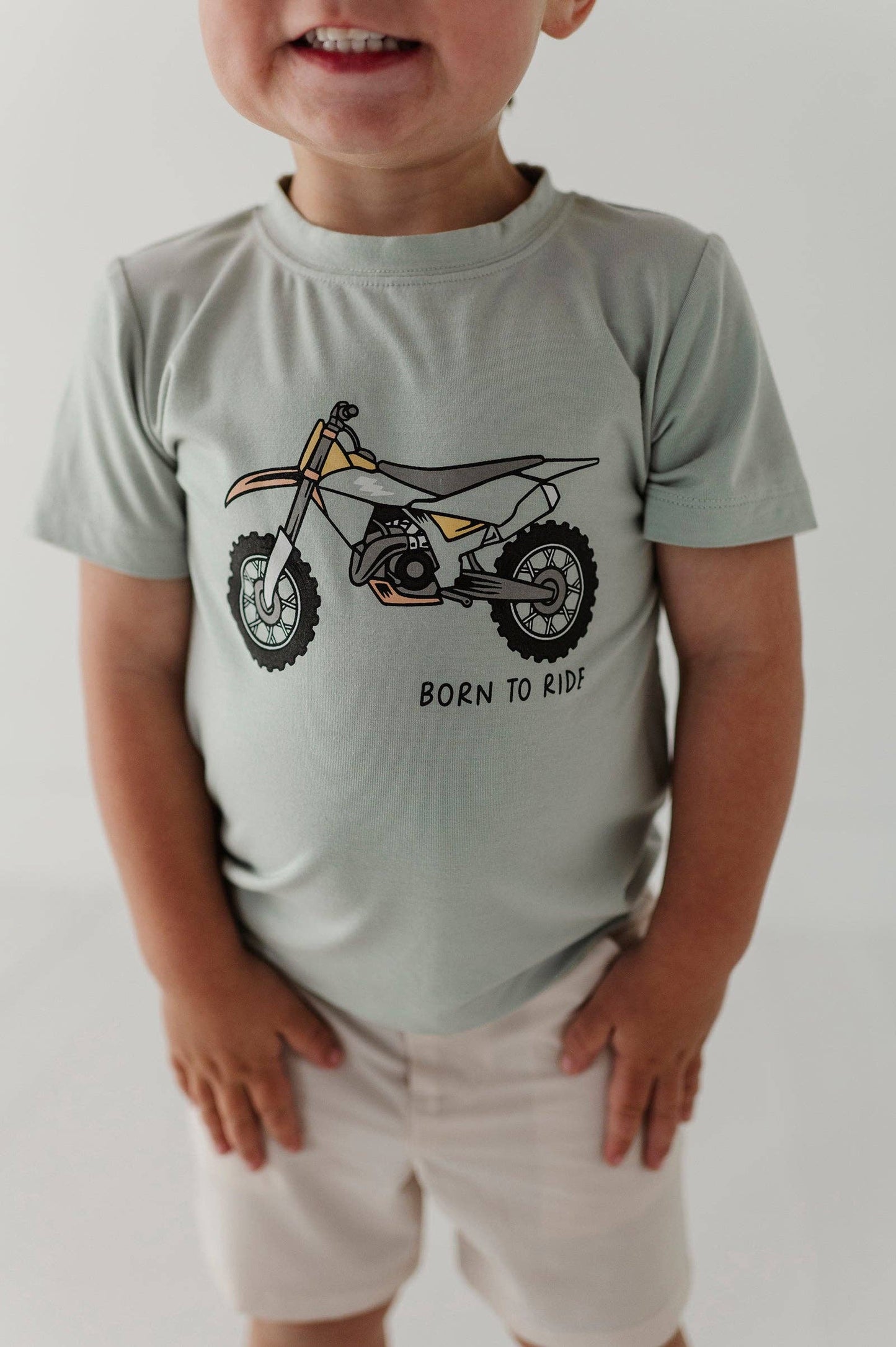 Short Sleeve Tee: Born To Ride
