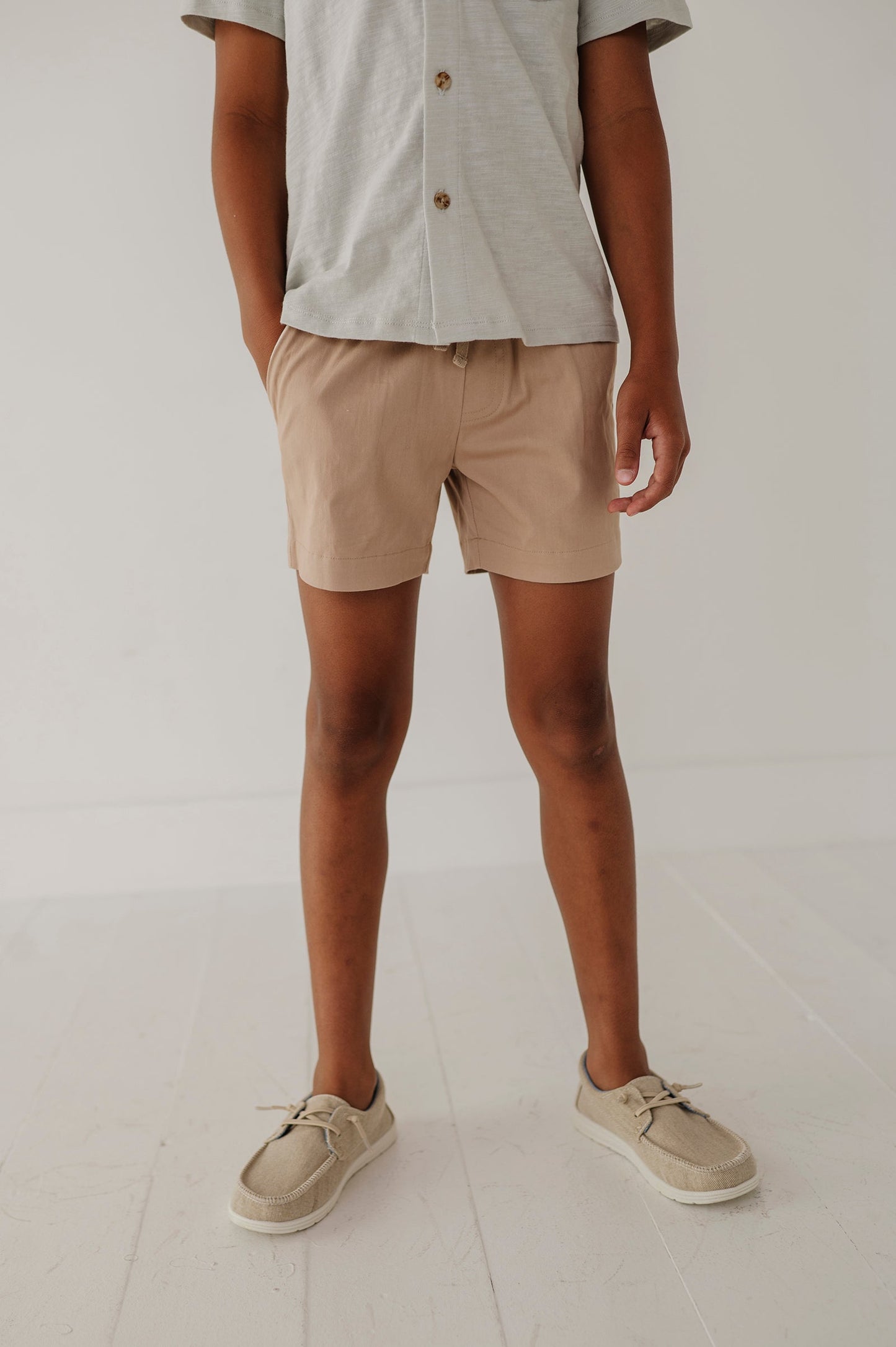 Boy's Twill Beach Shorts