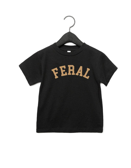 FERAL Tee: Black 4T