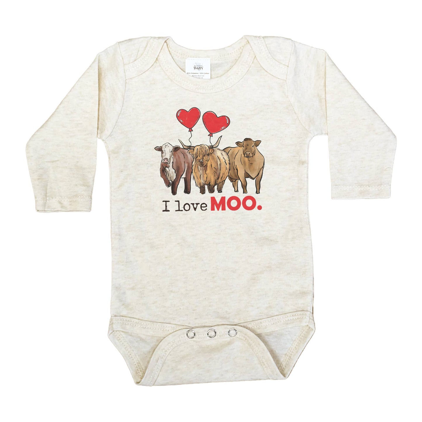 I love Moo -L ong Sleeve