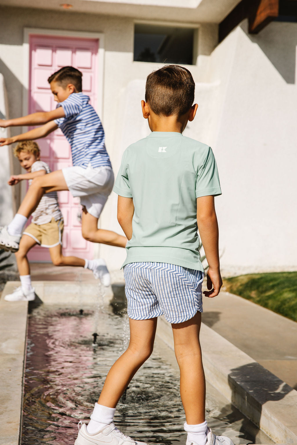 Seersucker Stripe Super Shorts