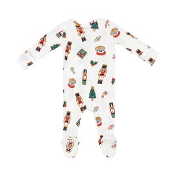 Nutcracker Christmas Cookie Thermal Waffle Footie