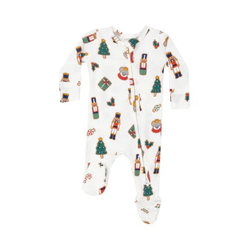 Nutcracker Christmas Cookie Thermal Waffle Footie